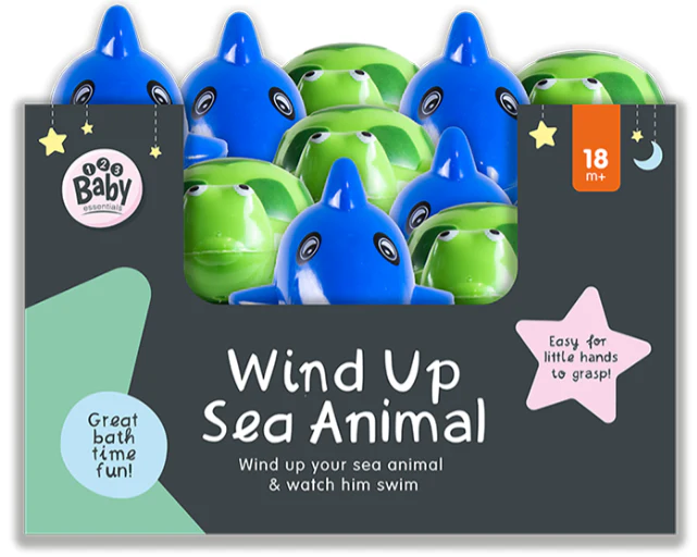 123 Baby Sea Animal Wind Up Bath Toy