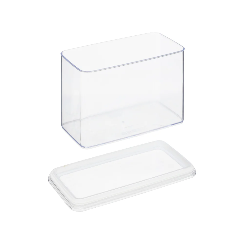 5FIVE Clear Rectangular Storage Box Container | 2L, Stackable Lid - Image 2