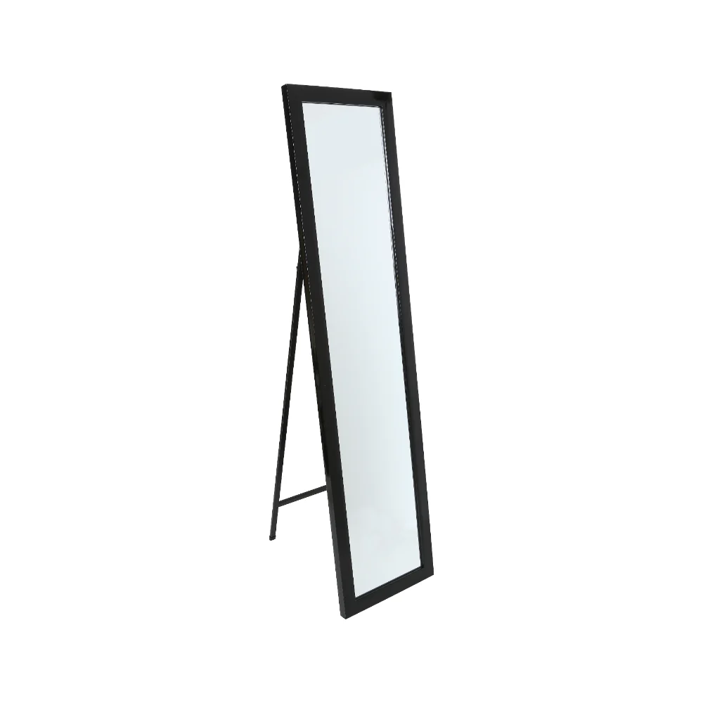 5FIVE Freestanding Full-Length Mirror with Stand | Black, 35 x 155cm