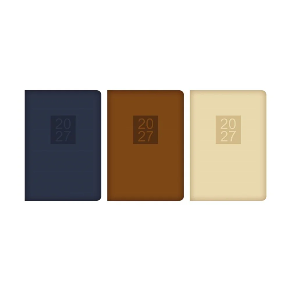 A5 Chino Embossed Diary | Week to View Layout, Embossed Cover
