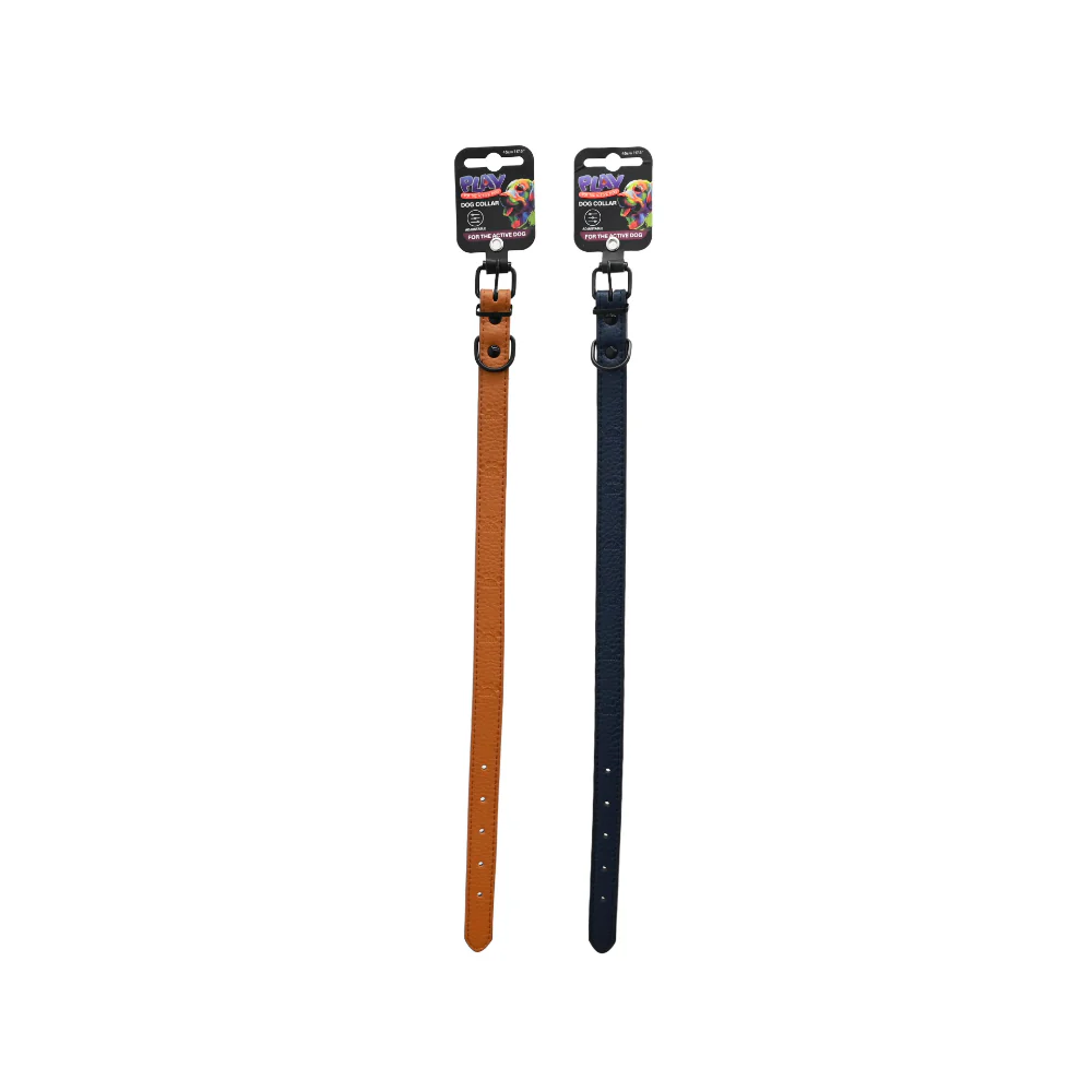 Adjustable Paw Print Dog Collar | 45 cm, Medium, Assorted Colours