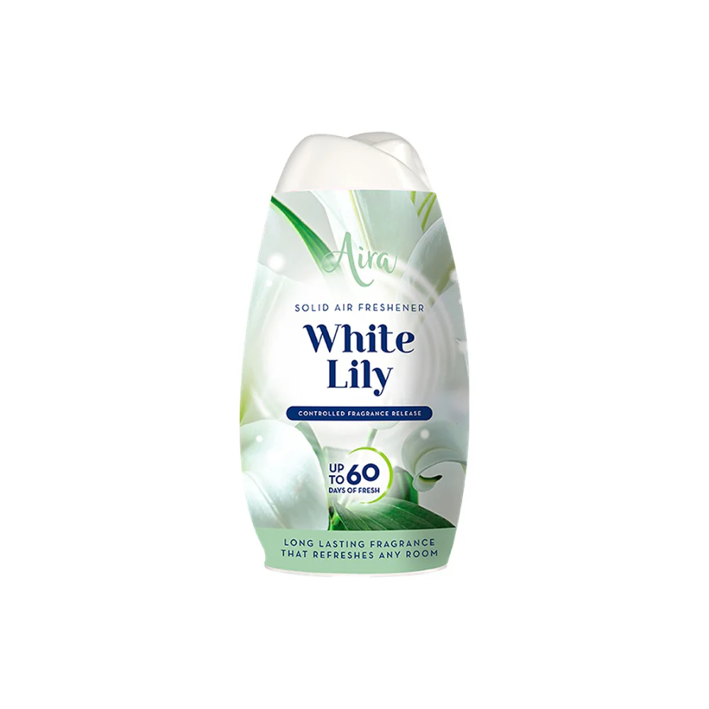 Aira White Lily Solid Air Freshener | Up to 60 Days, Floral Scent