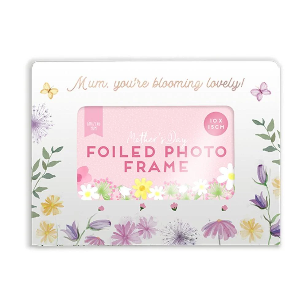 Amazing Mum Mothers Day Foil Photo Frame | 4x6 | Assorted Colour - Image 3