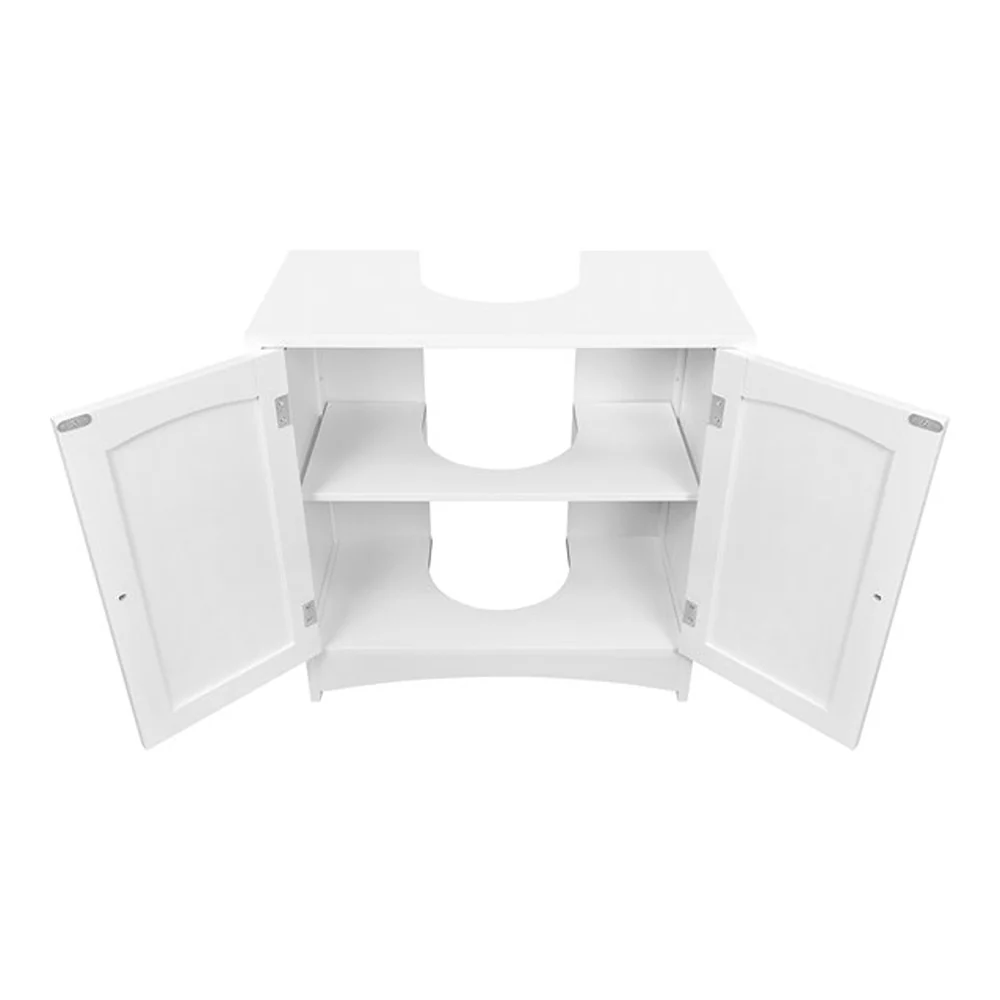 Anika White Under Sink Bathroom Cabinet - Image 4