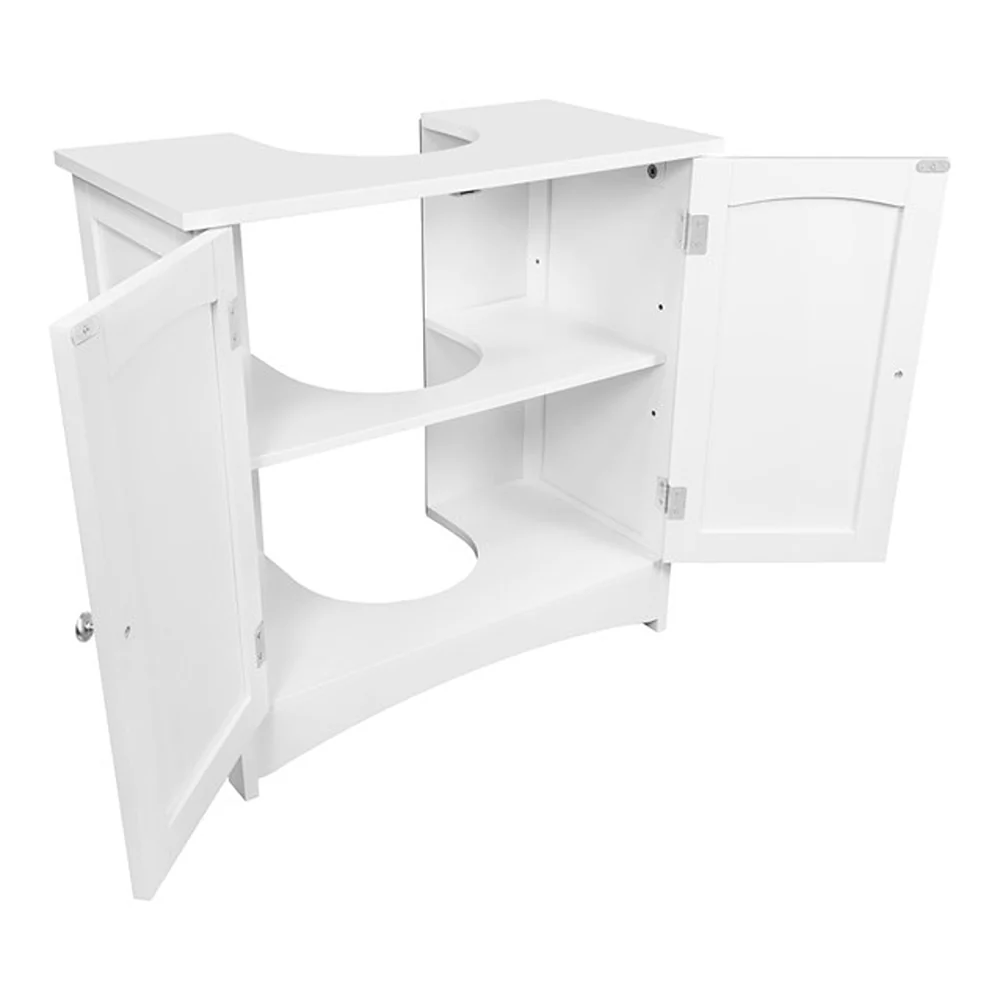 Anika White Under Sink Bathroom Cabinet - Image 5