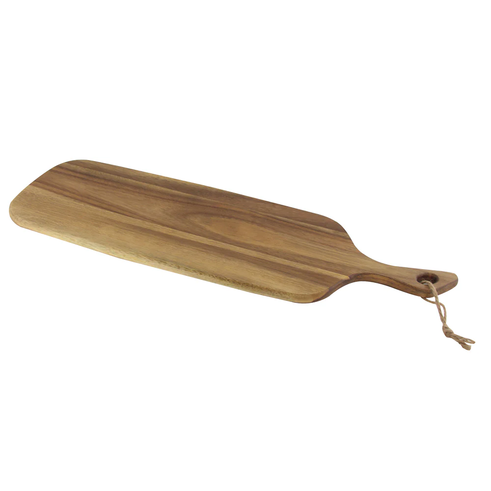 Apollo Acacia Serving Board with Handle | 63 x 20cm, Hanging Hole - Image 3