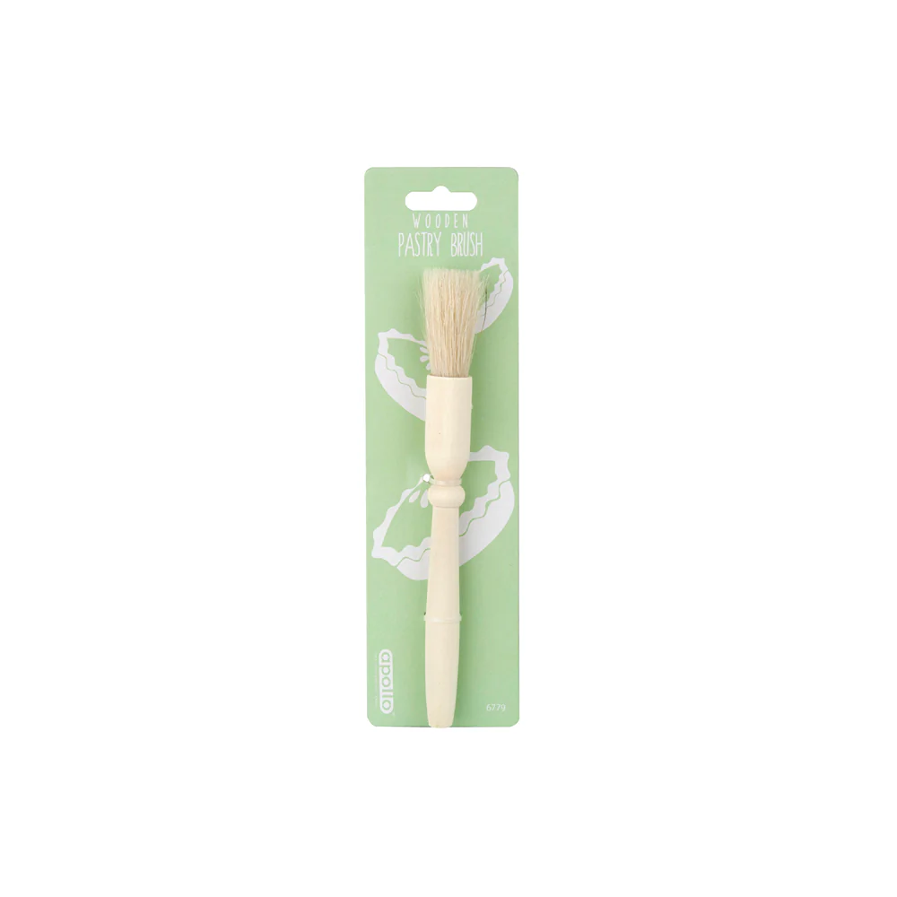 Apollo Wooden Pastry Brush Baking Tool | Long Handle, Dense Bristles