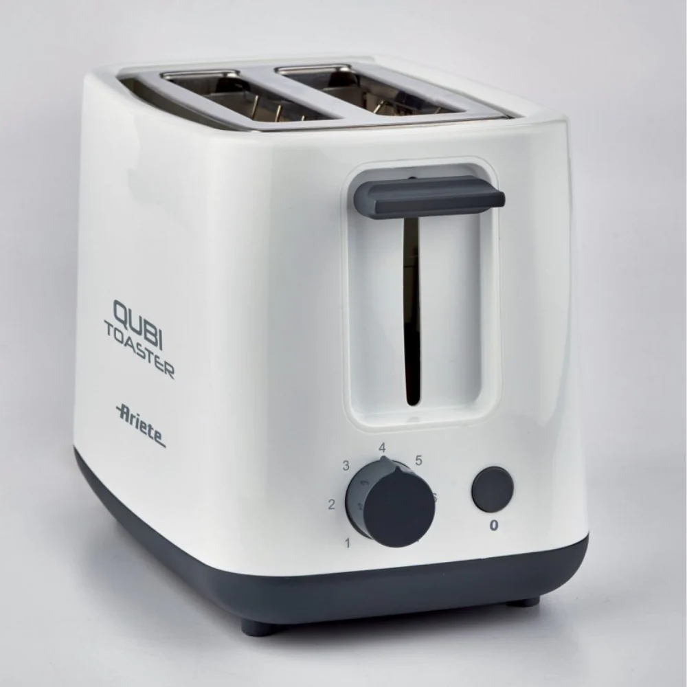 Ariete Qubi Vertical Long Slot Toaster | White, Warming Rack - Image 2