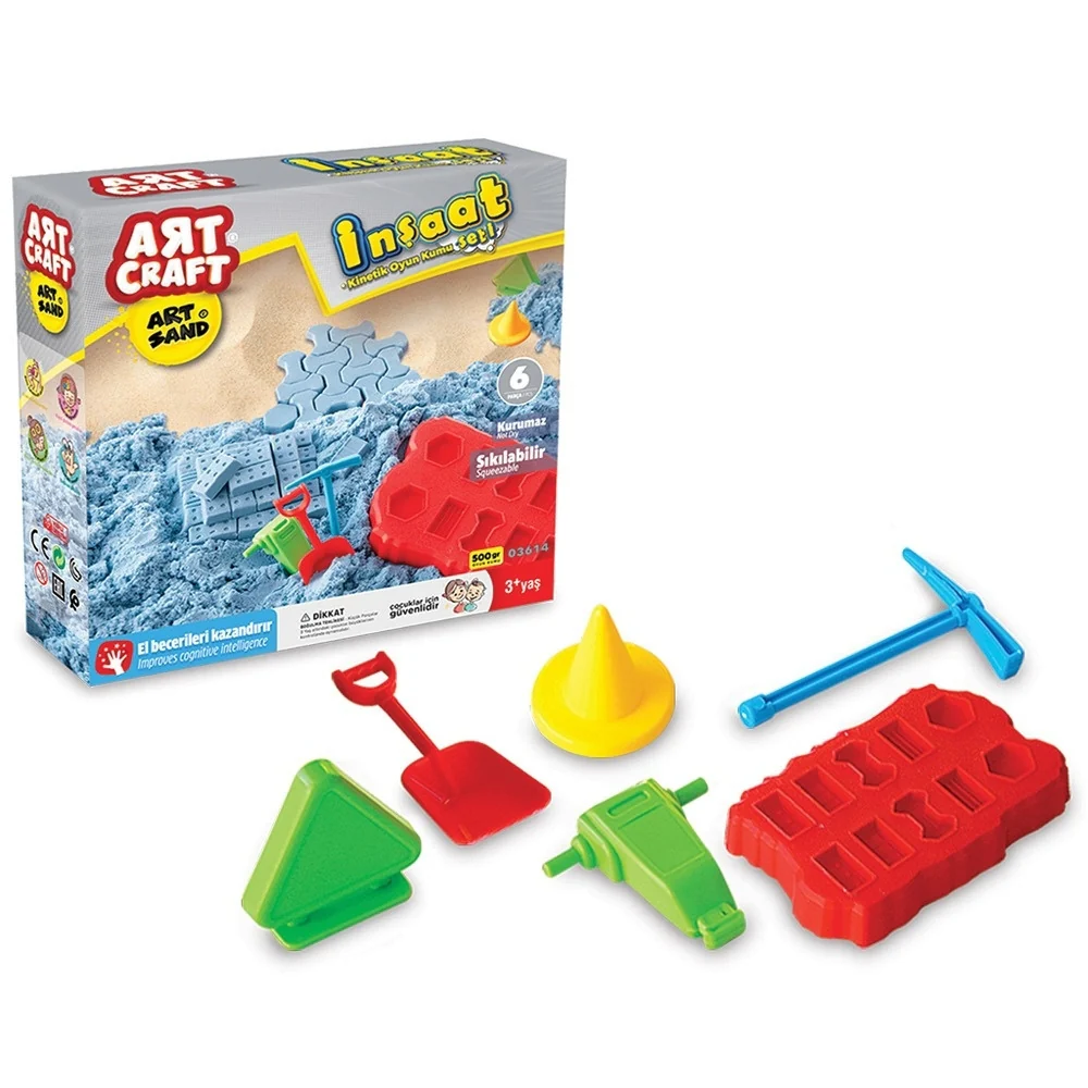 Art Craft Construction-Themed Play Sand Set - Image 2