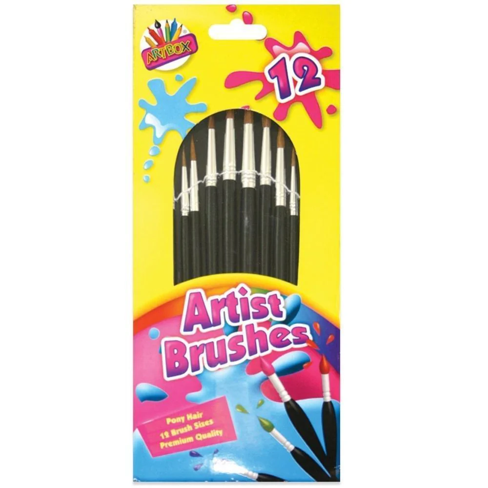 Artbox Artist Brushes | 12 Pack