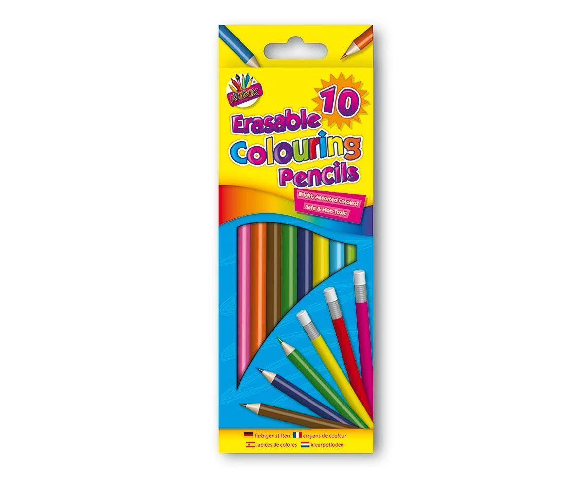 Artbox Erasable Colouring Pencils | 10 Pack