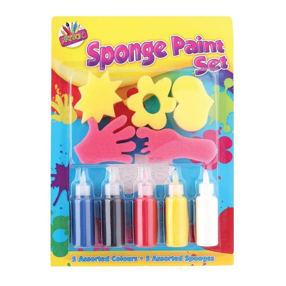 Artbox Sponge Paint Set | 5 Colours