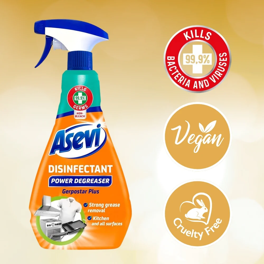 Asevi Germ-Killing Degreaser Trigger Spray | 750ml - Image 3