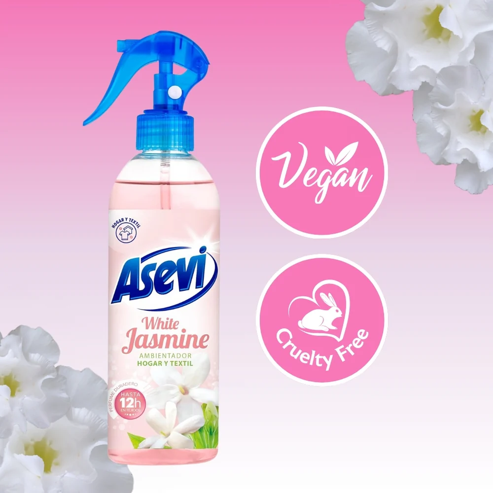 Asevi White Jasmine Air & Fabric Fresh Spray | 400ml - Image 4