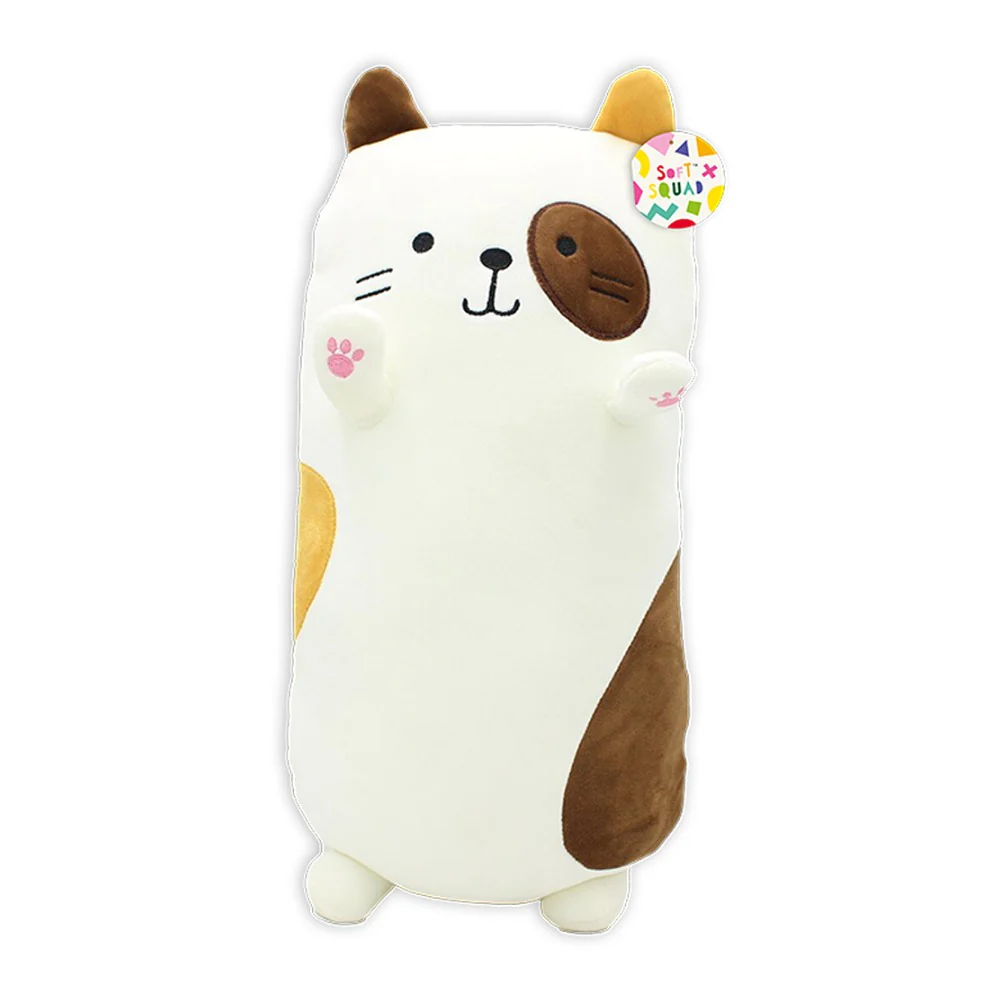 Assorted Soft Plush Cat Cuddle Pillow | 40cm, Long Body Designs - Image 4