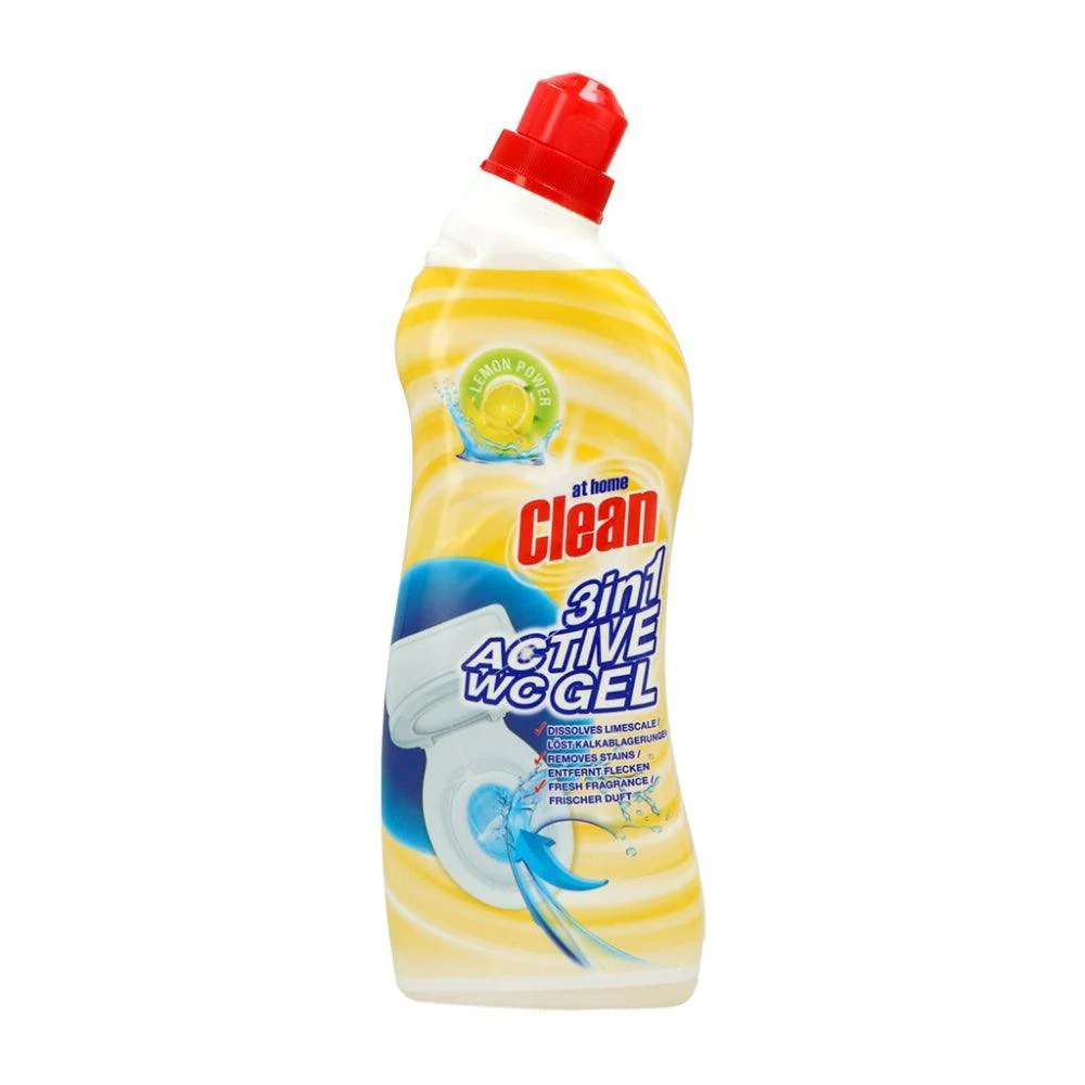 At Home Clean Toilet Cleaner 3 in 1 Active Gel Lemon | 750ml