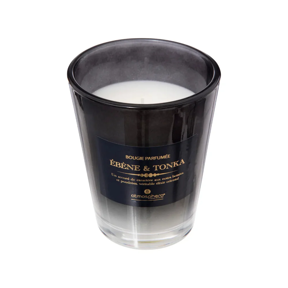 Atmosphera Alma Ébène & Tonka Scented Candle | 270g, Glass Jar