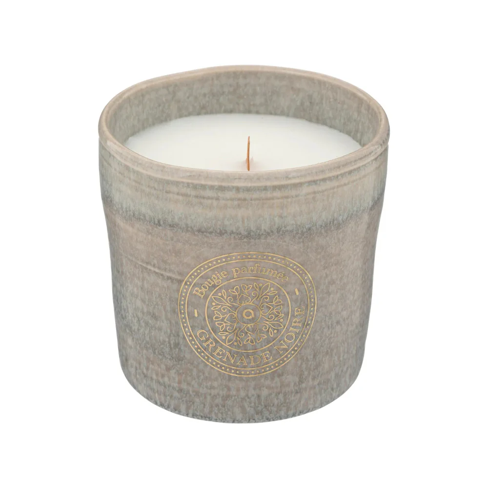 Atmosphera Black Pomegranate Scented Candle | 350g, Ceramic Pot