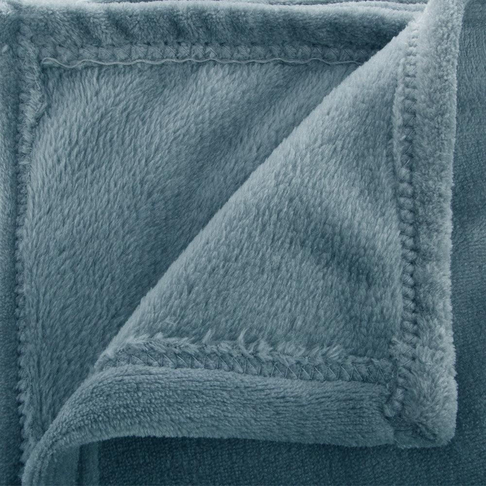 Atmosphera Storm Blue Blanket | 150cm - Image 4
