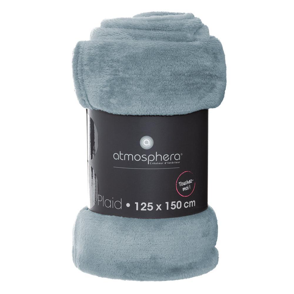 Atmosphera Storm Blue Blanket | 150cm - Image 5
