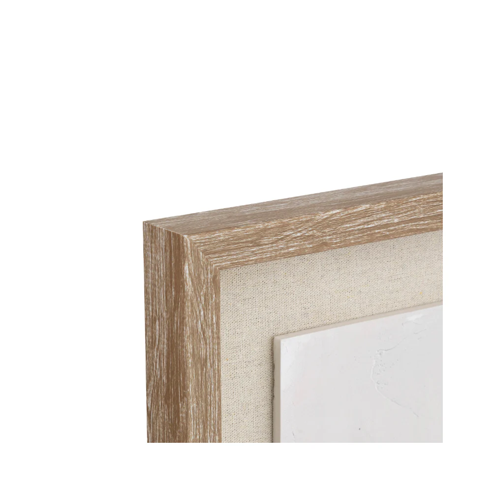 Atmosphera Tiana Beige Botanical Framed Canvas Wall Art | 40 x 50cm - Image 2
