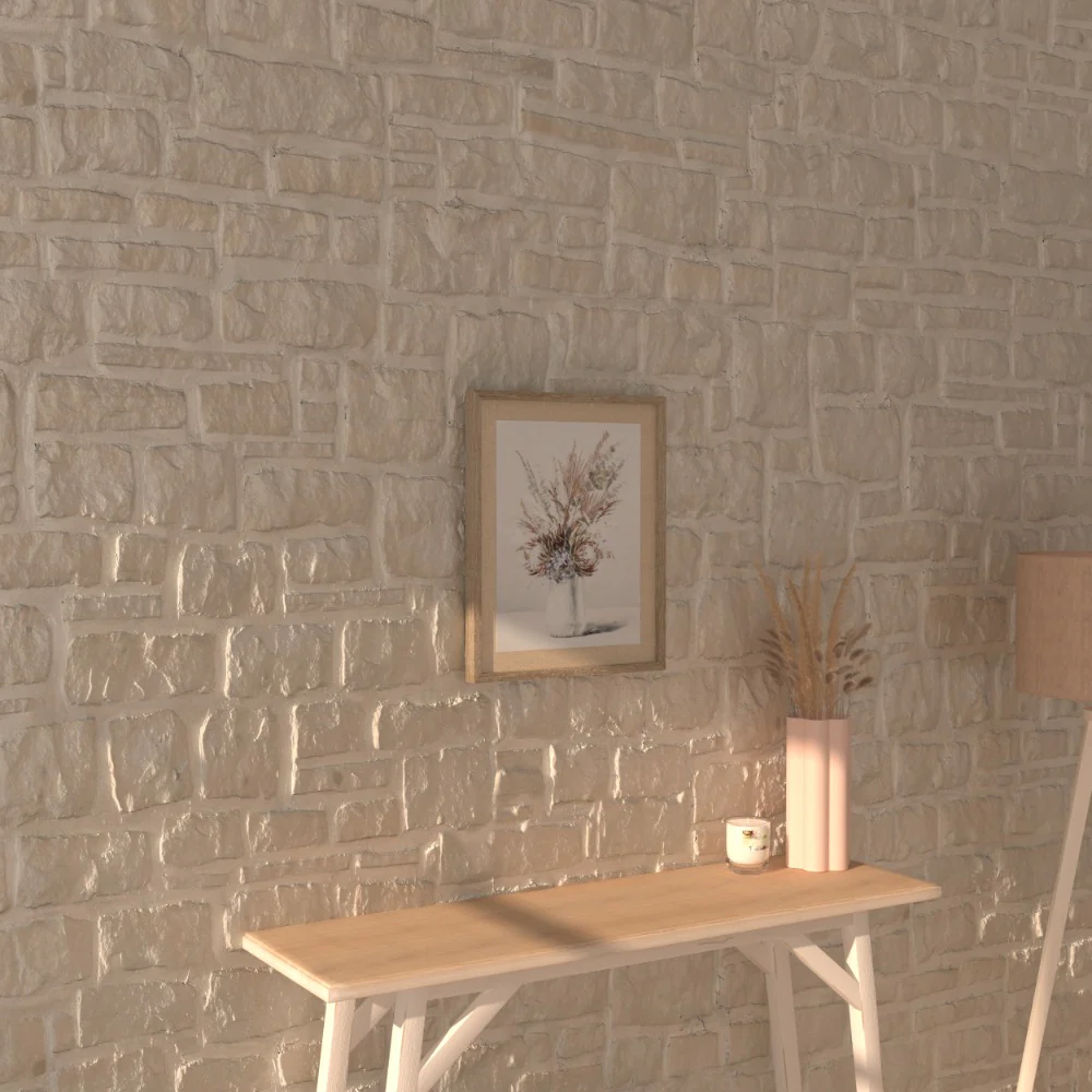 Atmosphera Tiana Beige Botanical Framed Canvas Wall Art | 40 x 50cm - Image 4