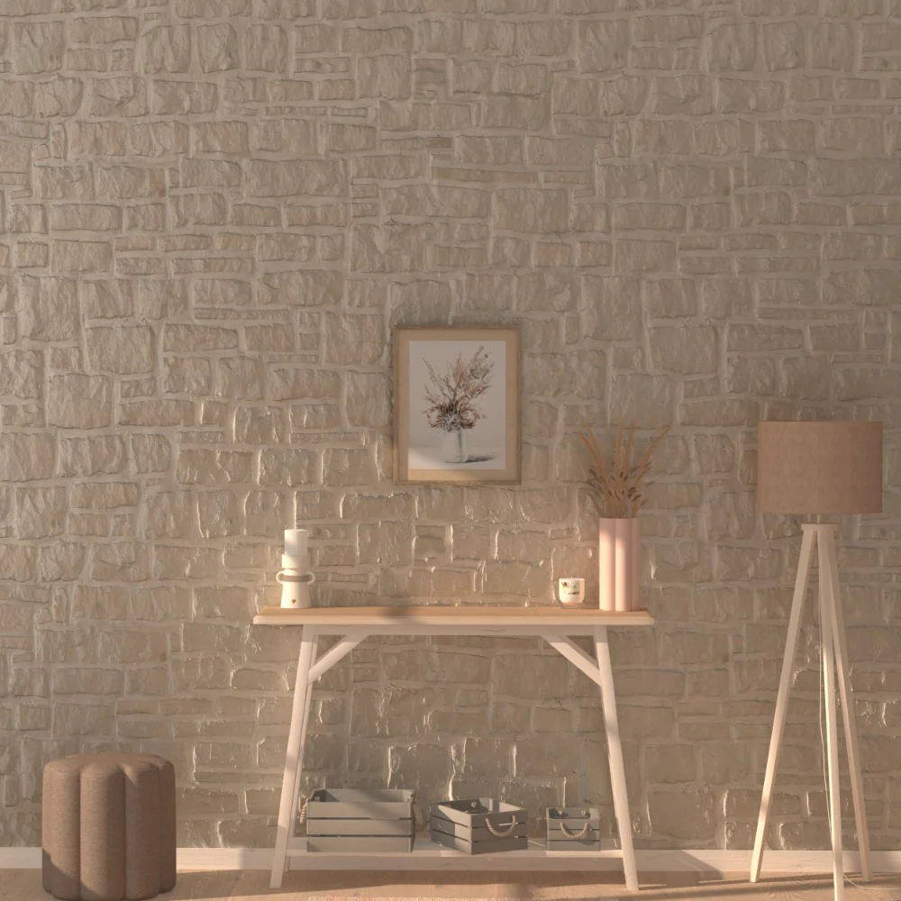 Atmosphera Tiana Beige Botanical Framed Canvas Wall Art | 40 x 50cm - Image 5