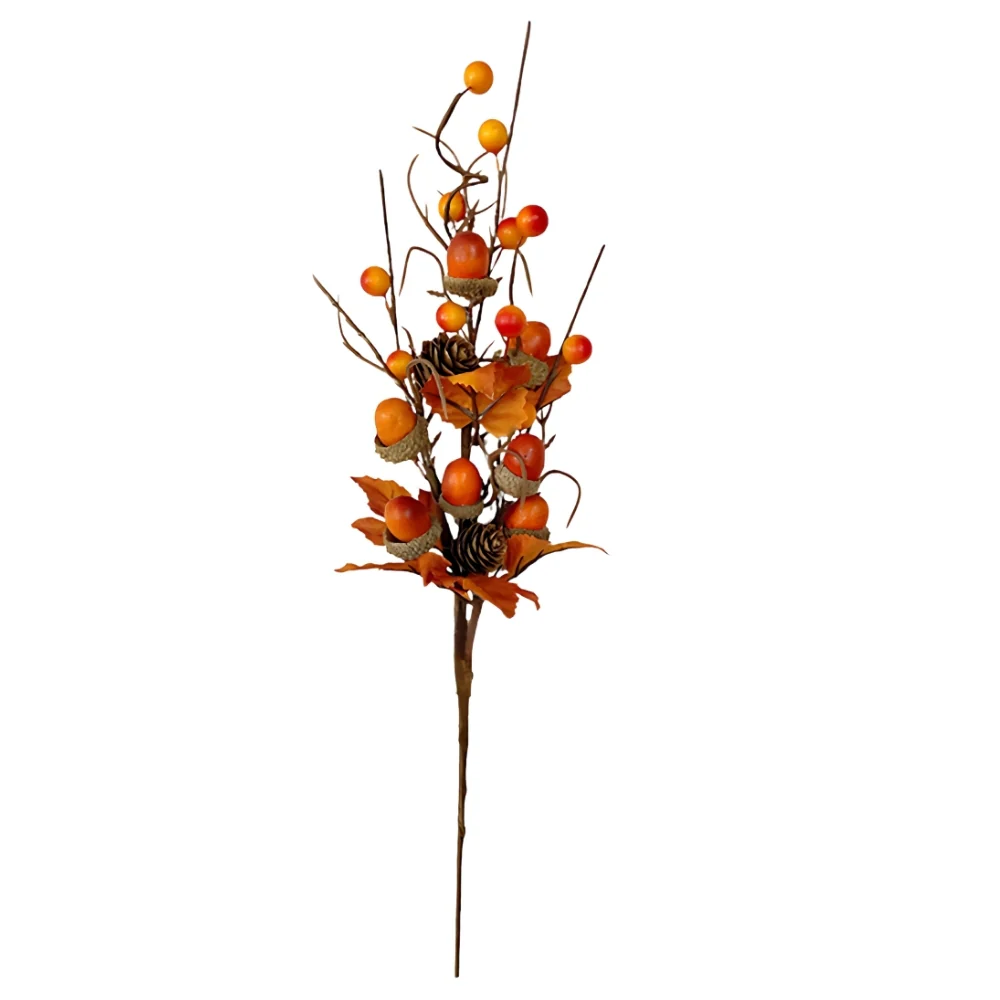 Autumn Collection Acorn & Fall Leaves Pick | 60cm