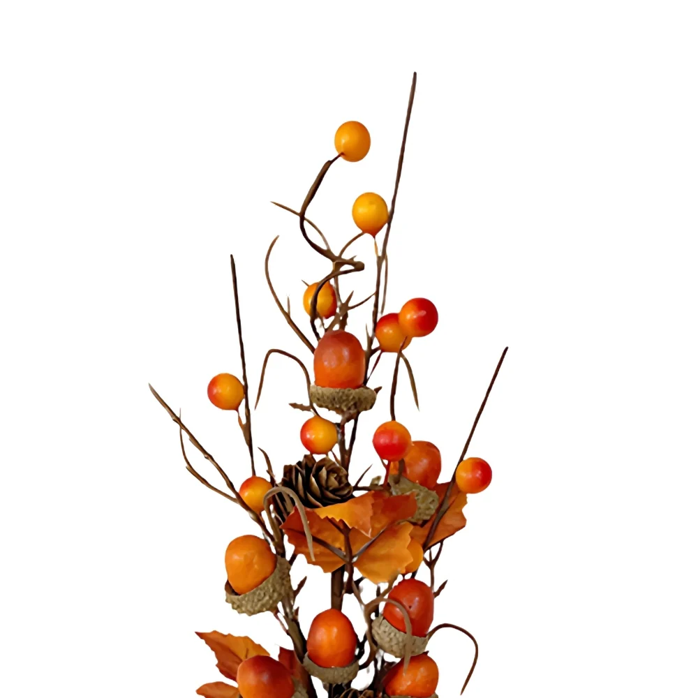 Autumn Collection Acorn & Fall Leaves Pick | 60cm - Image 2