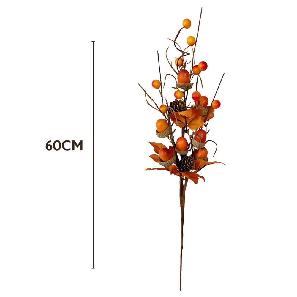 Autumn Collection Acorn & Fall Leaves Pick | 60cm - Image 4