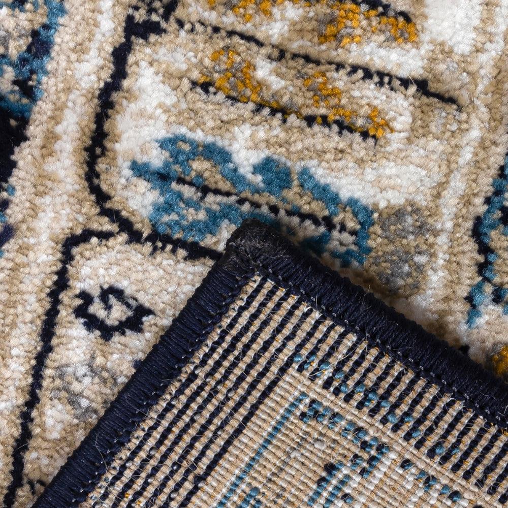 Aziza Medallion Navy Rug | Timeless Design for Every Home - Image 10
