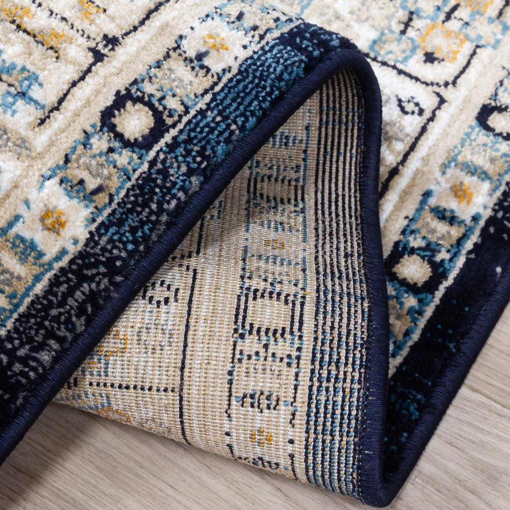 Aziza Medallion Navy Rug | Timeless Design for Every Home - Image 12