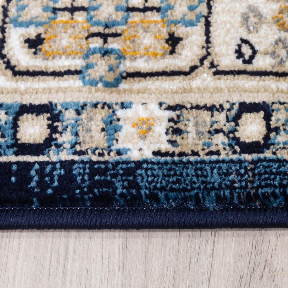 Aziza Medallion Navy Rug | Timeless Design for Every Home - Image 9