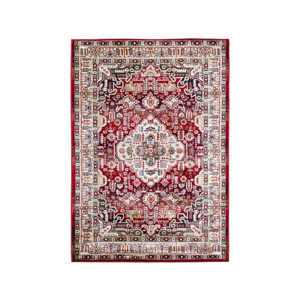 Aziza Medallion Red Rug | 200 x 300cm