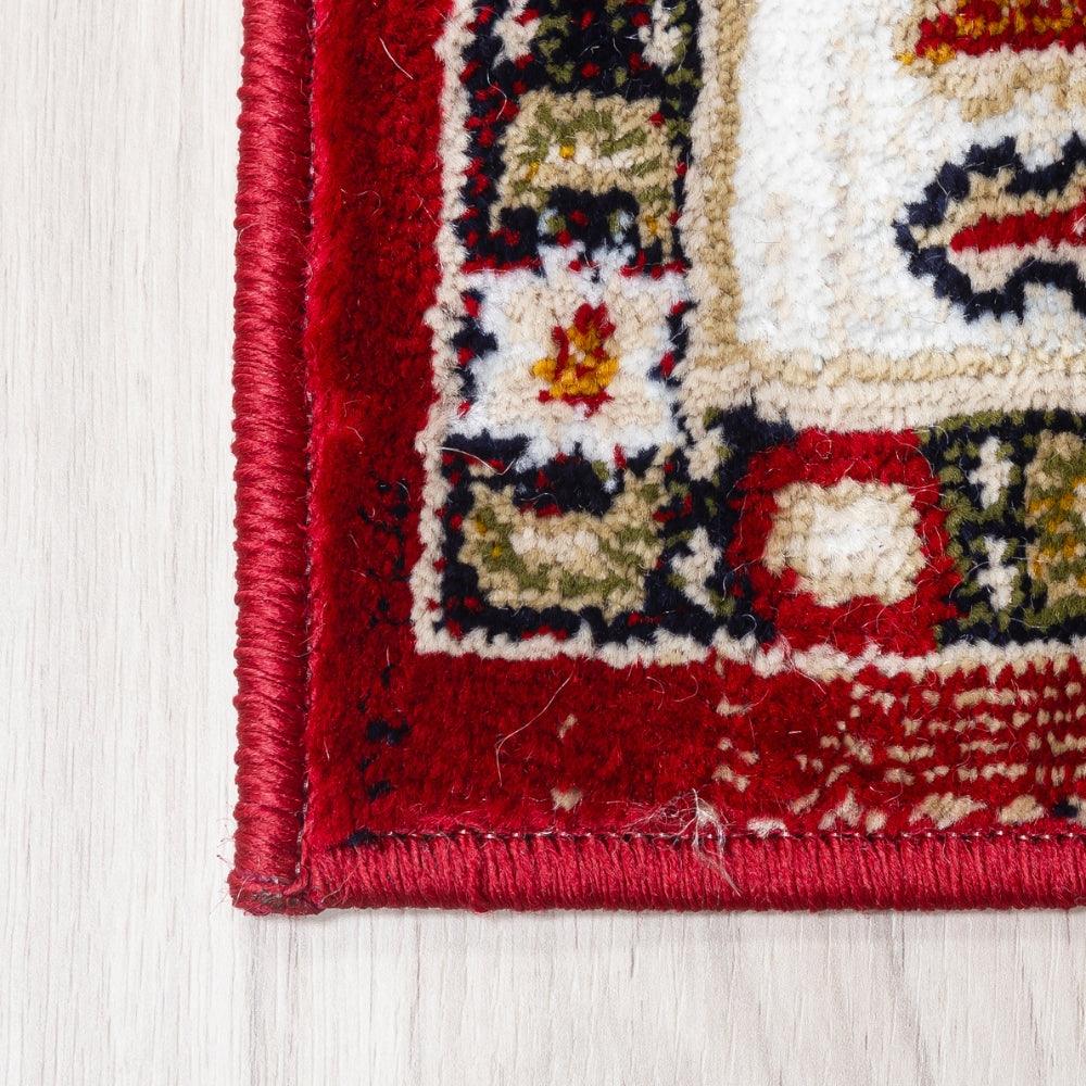 Aziza Medallion Red Rug | Classic Elegance for Modern Homes - Image 8