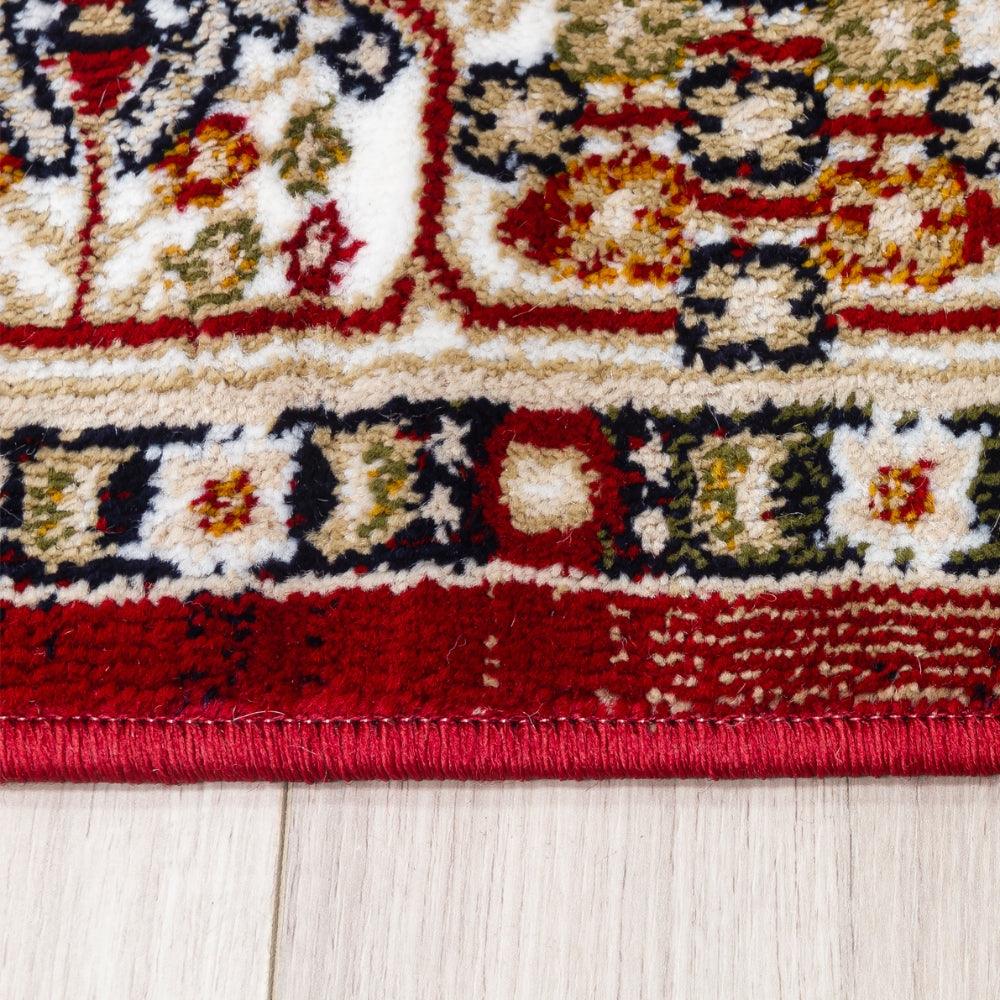 Aziza Medallion Red Rug | Classic Elegance for Modern Homes - Image 9