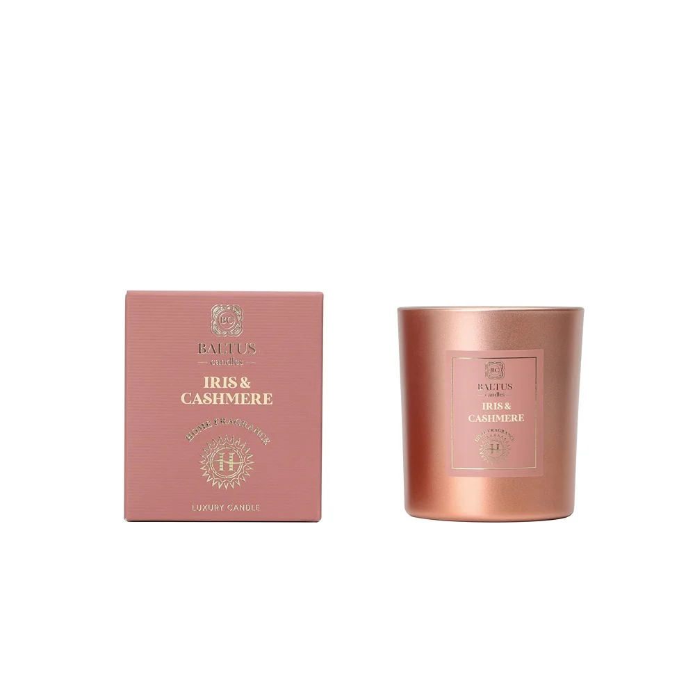 Baltus Luxe Premium Scented Candle | Iris & Cashmere, 70 x 88mm