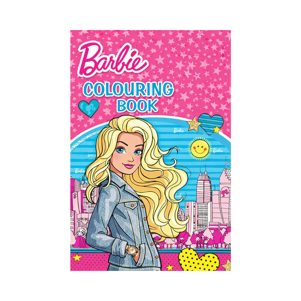 Barbie Colouring Activity Book | Fashion and City Themes, Pink Cover