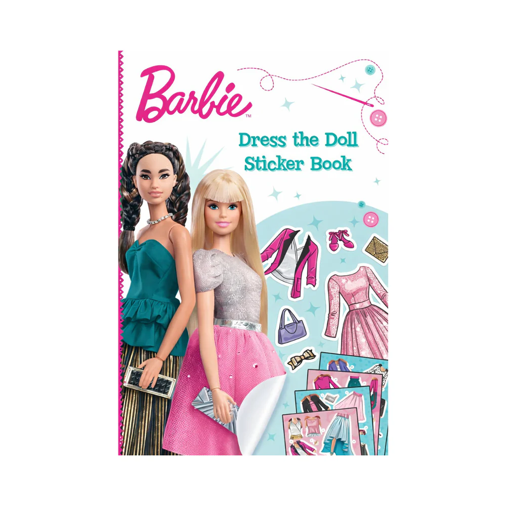 Barbie Dress the Doll Sticker Book | Fashion Styling Activity