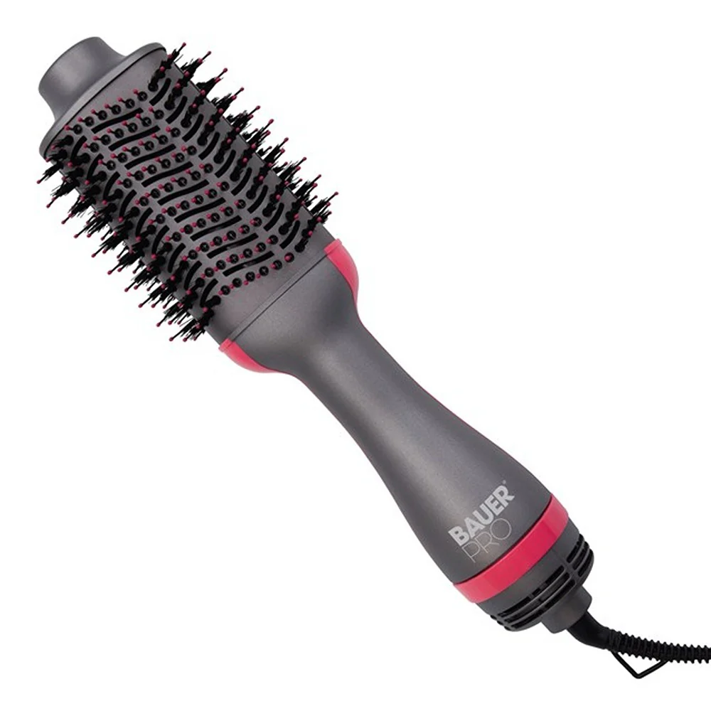 Bauer Ionic Hot Air Blow Dry Brush | One-Step Drying, Vented Barrel - Image 2