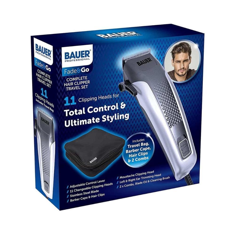 Bauer Professional Hair Clipper Travel Set & Grooming Kit for Men - Image 4