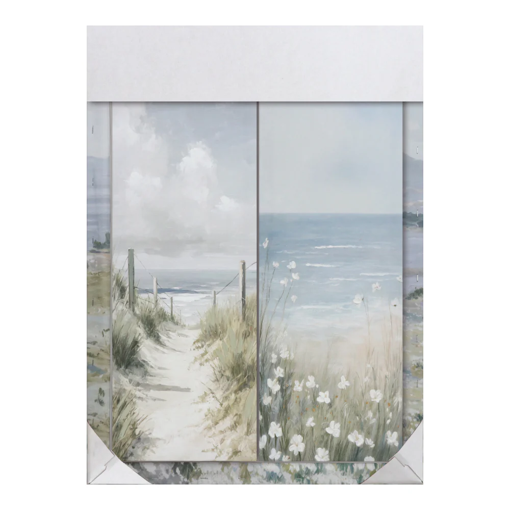 Beach View Coastal Canvas Wall Art Set | Assorted Designs, Set of 3 - Image 5