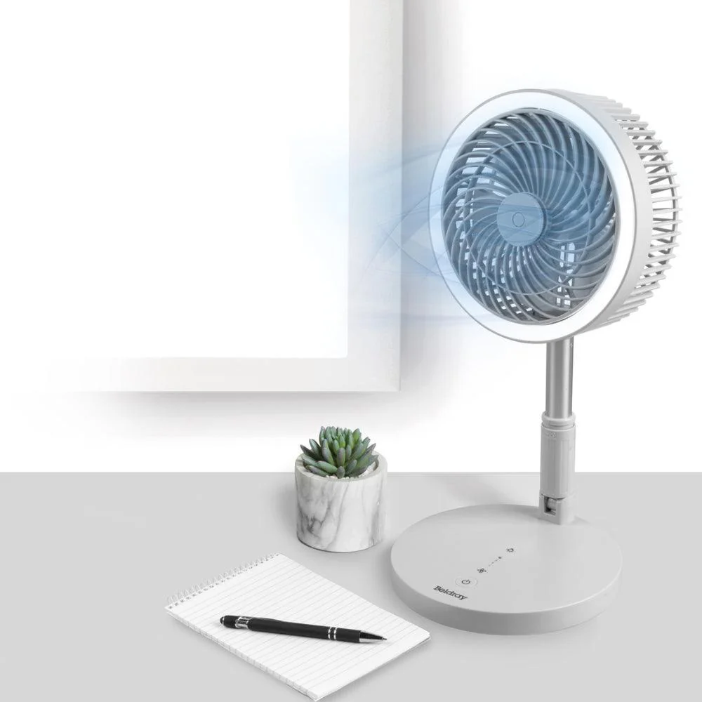 Beldray 3-in-1 Cordless Fan with LED Ring Light - Image 3