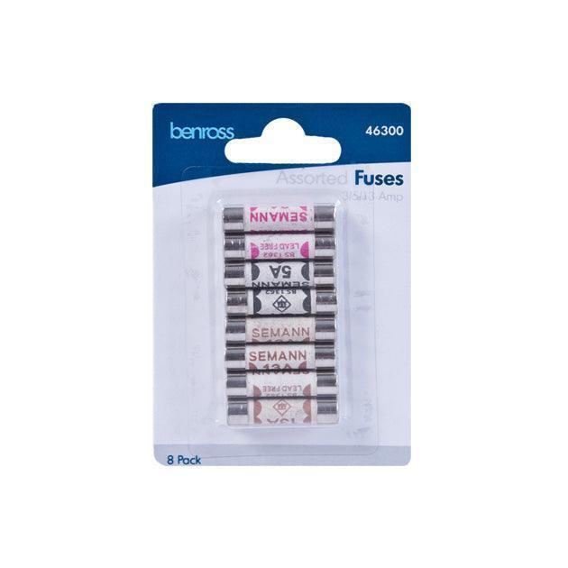 Benross | 8pc Fuses Assorted 3/5/13 Amp