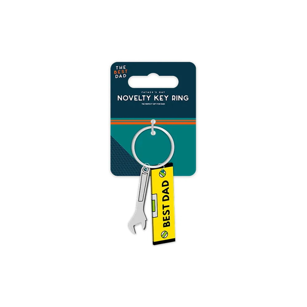 Best Dad Father's Day Novelty Keyring | Assorted Sports and Tool Charms - Image 3