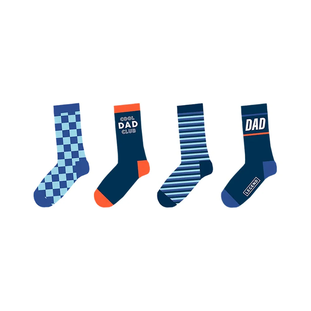 Best Dad Father's Day Sock Gift Set | Pack of 4, One Size UK 7–12 - Image 2
