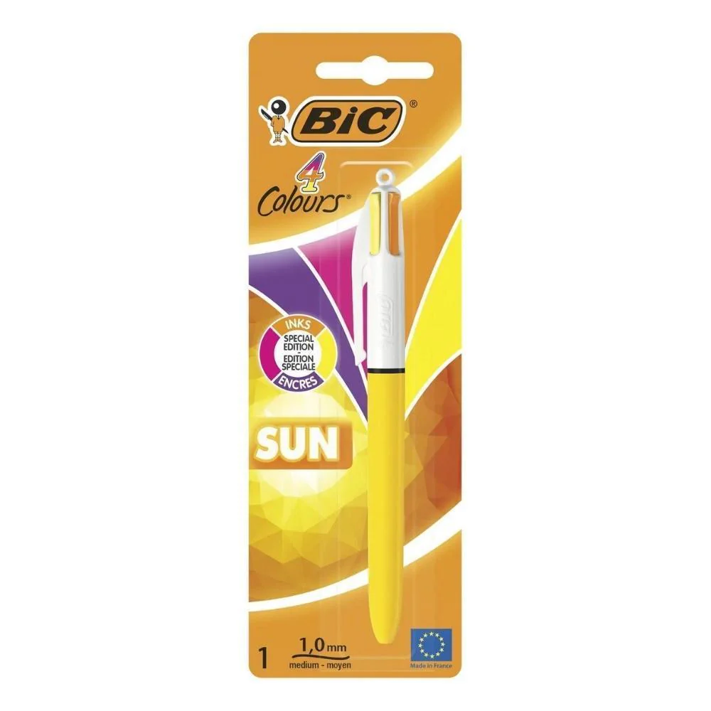 Bic 4 Colours Sun Retractable Ballpoint Pen