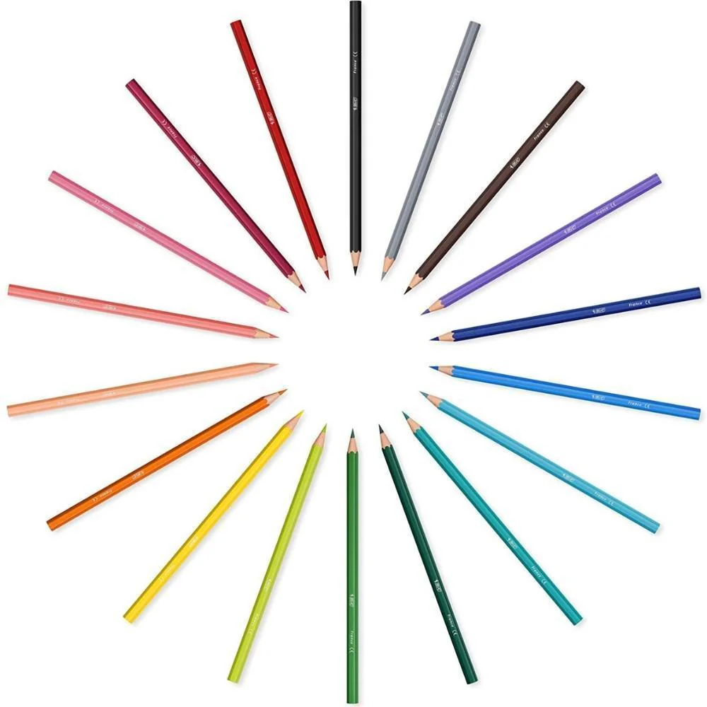 BIC Kids Tropicolors2 Colouring Pencils | Pack of 24 - Image 3