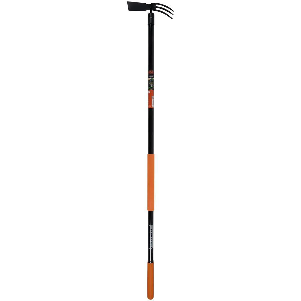 Black + Decker Fibreglass Cultivator with Hoe | 148cm - Image 8