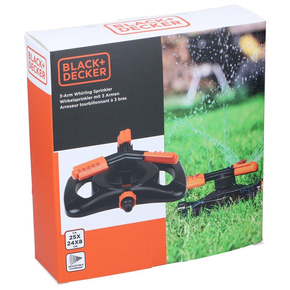 Black + Decker Oscillating Sprinkler | 360 Watering | 3 Arms - Image 3
